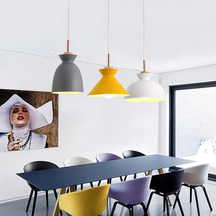 Scandinavische Hanglamp | Design in Metaal | 1-Lichts | Moderne Kleuropties