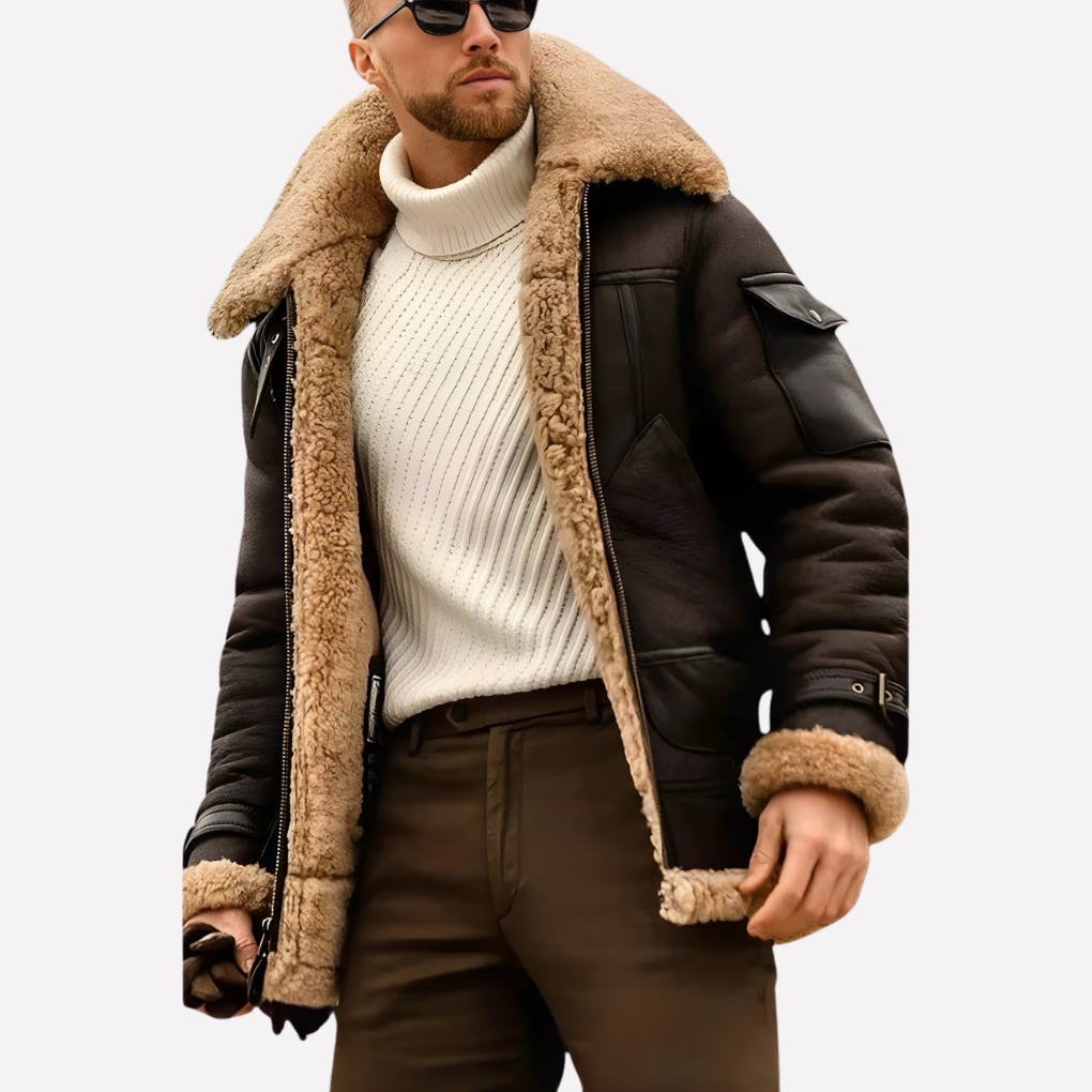 Heren Aviator Jacket