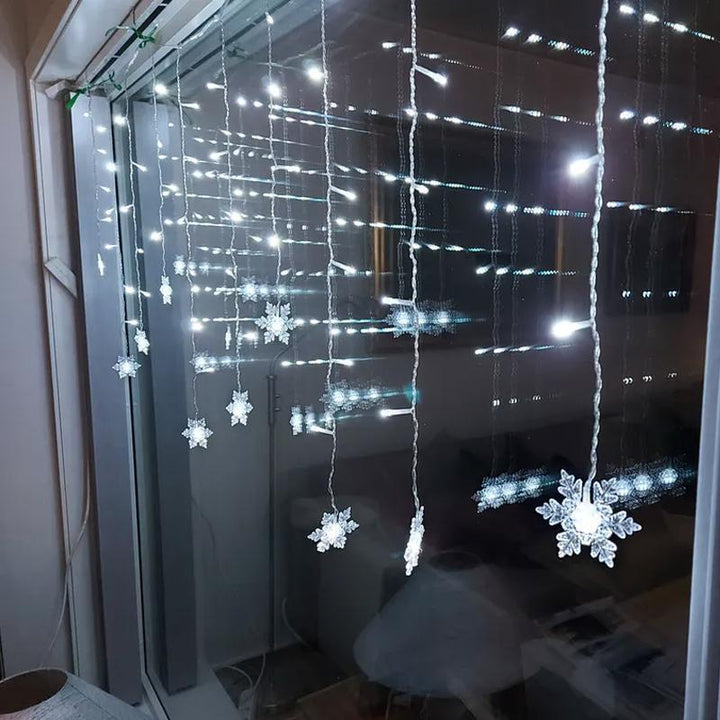 LED-lichtsnoer met Sneeuwvlokken | Binnen & Buiten