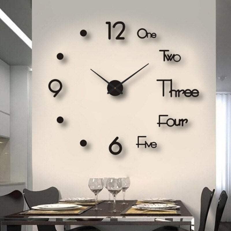 Grote Moderne Wandklok