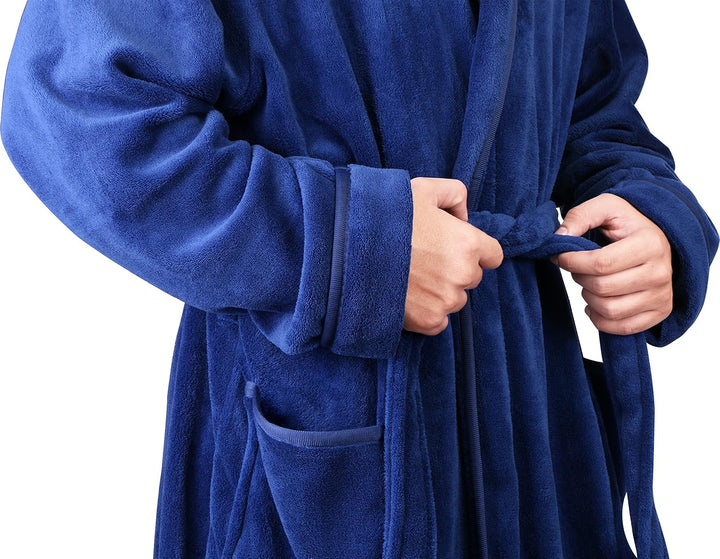 Comfortabele Heren Fleece Badjas - Harry