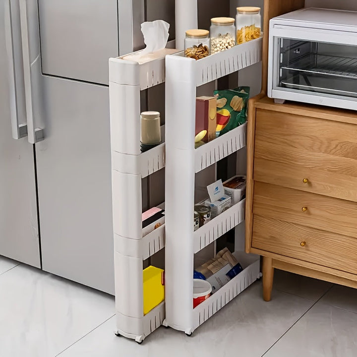 Kleine Opbergtrolley – Praktisch en Mobiel voor Keuken en Badkamer