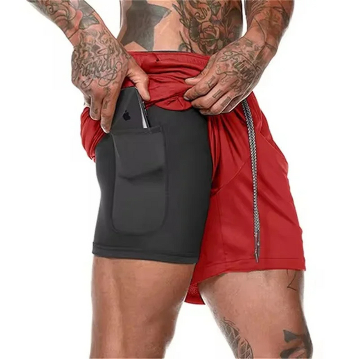 DraftFlex – 2-in-1 Sportshort voor Mannen