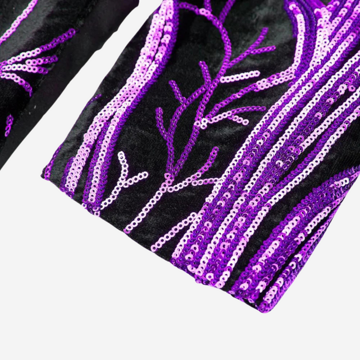 Luxe Pailletten Blazer Heren