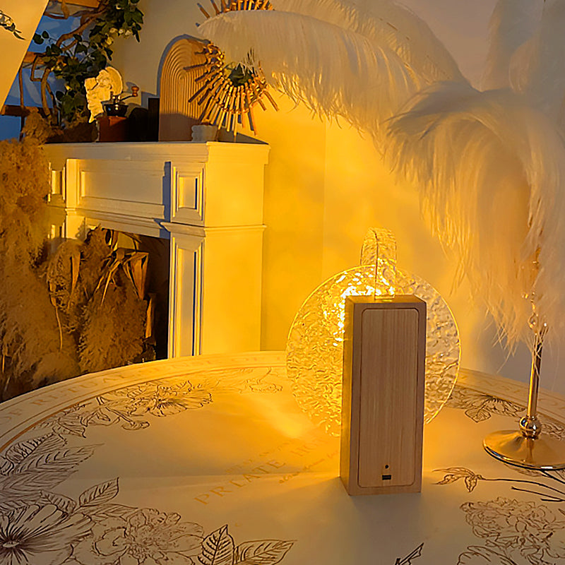 Relax Lamp Met Kleurige Ozeangolven Voor Rust En Sfeer