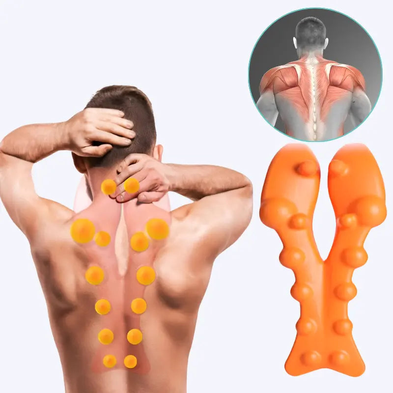 Acupressuur massagehulpmiddel voor nek en schouders - TrapiRelief