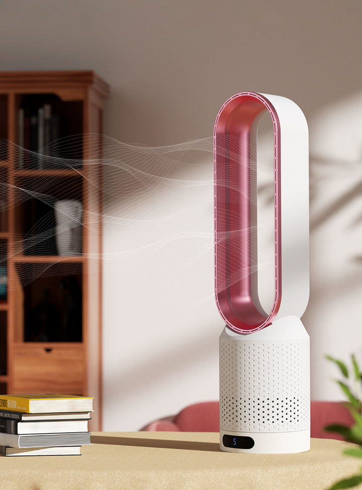 AirPure – Ultrastille Bladloze Torenventilator (< 32 dB)