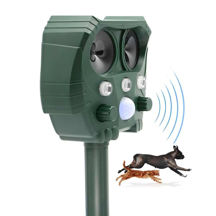 Ultrasoon katten-, honden-, vossen- en rattenafweermiddel