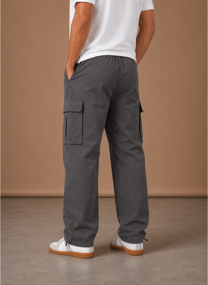 Heren Cargo Broek Relaxed Fit Straight-Leg