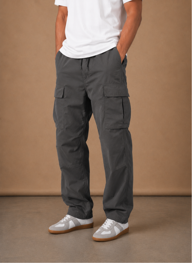 Heren Cargo Broek Relaxed Fit Straight-Leg