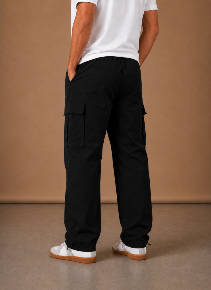 Heren Cargo Broek Relaxed Fit Straight-Leg