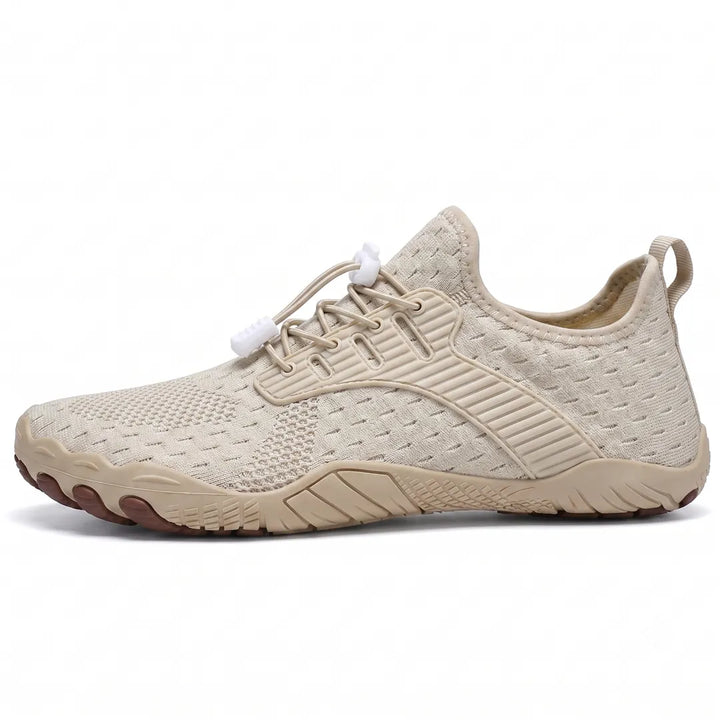 Barefoot sneaker voor dames met brede neus en flexibele zool