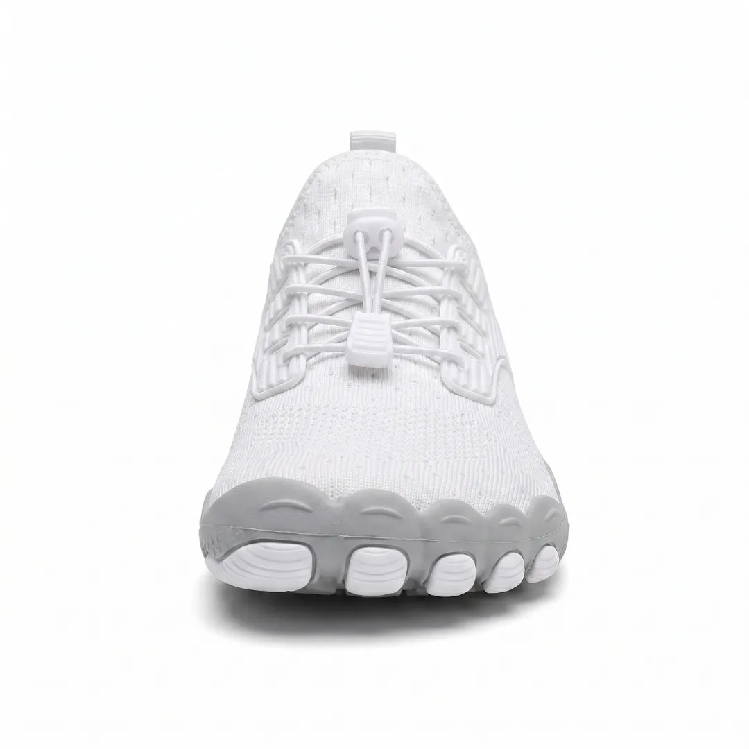 Barefoot sneaker voor dames met brede neus en flexibele zool