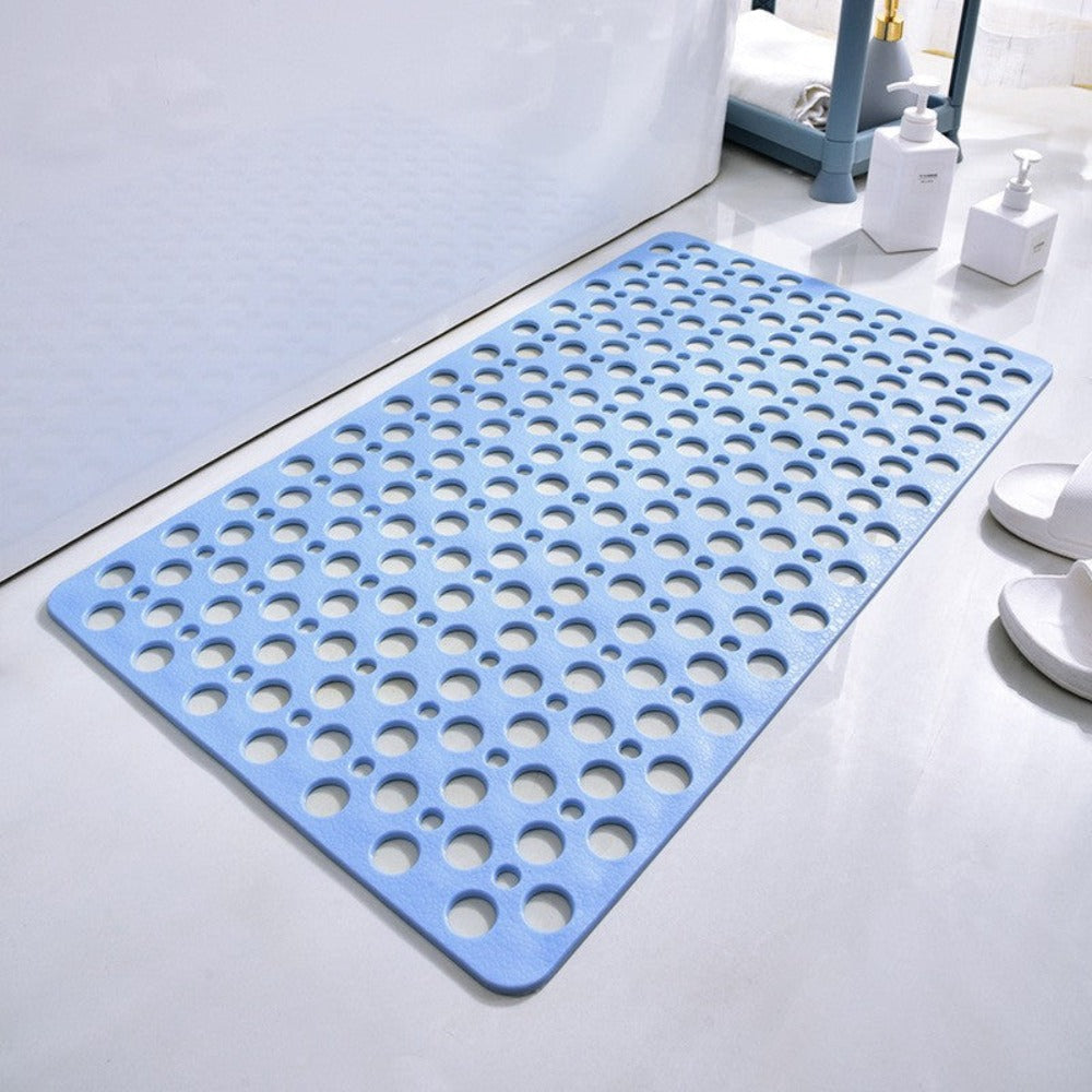 Snel afwaterende antislip douchemat met zuignappen voor stevige grip