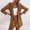 Twee-Delige Blazer Set met Mini Jurk dames