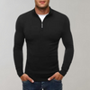 Comfortabel Sweater Met Half Zip Heren - Silvester