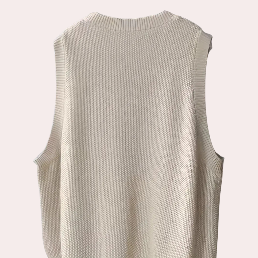 Gebreide Mouwloze Sweater Dames