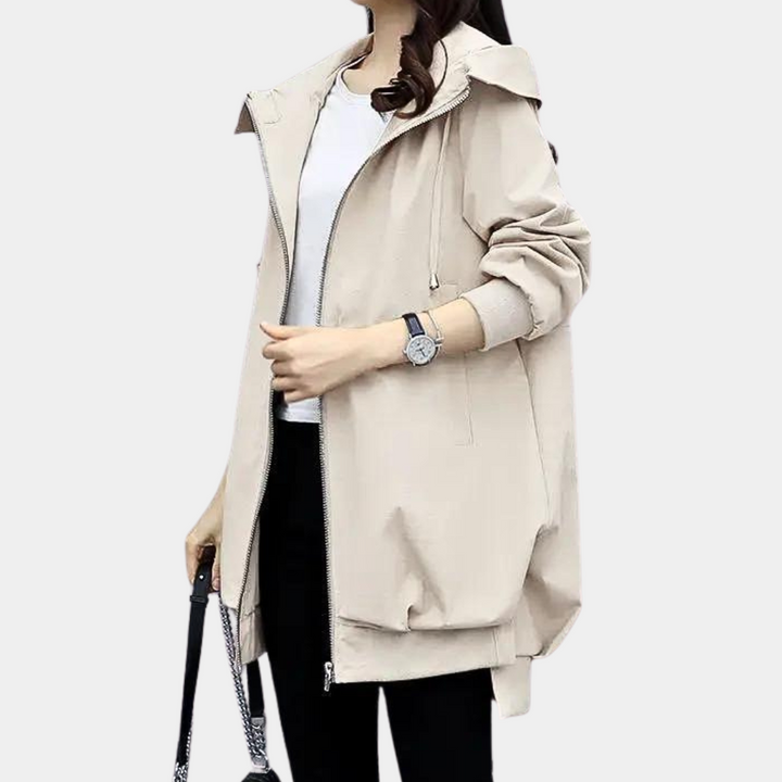 UrbanShield – tussenjas voor dames met Capuchon