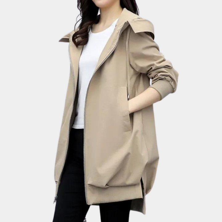 UrbanShield – tussenjas voor dames met Capuchon