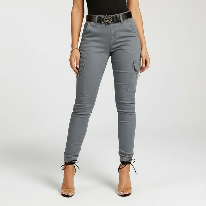 Cargo-Jeans Met Elastische Band - Regina