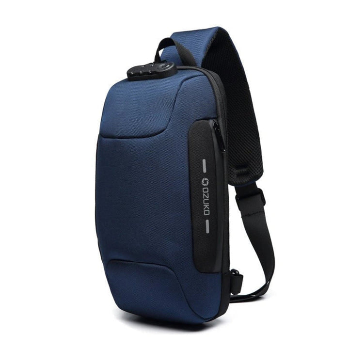 Anti-diefstal crossbody tas met USB-oplaadfunctie