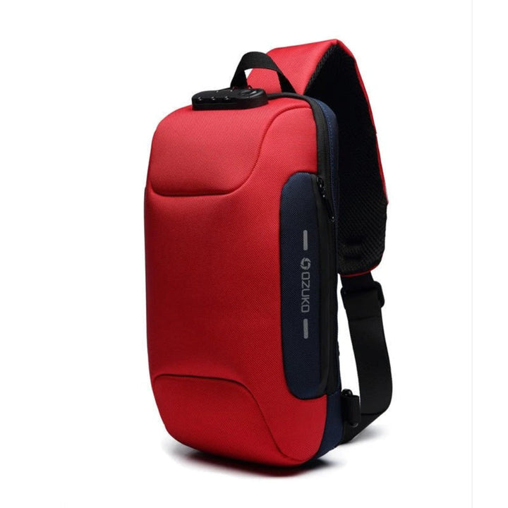 Anti-diefstal crossbody tas met USB-oplaadfunctie