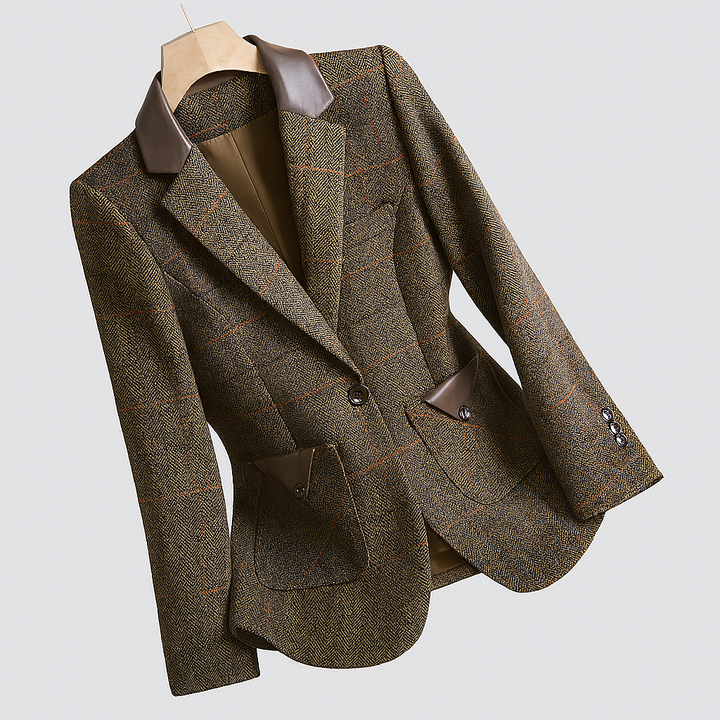 Koreaans geïnspireerde blazer met één knoop