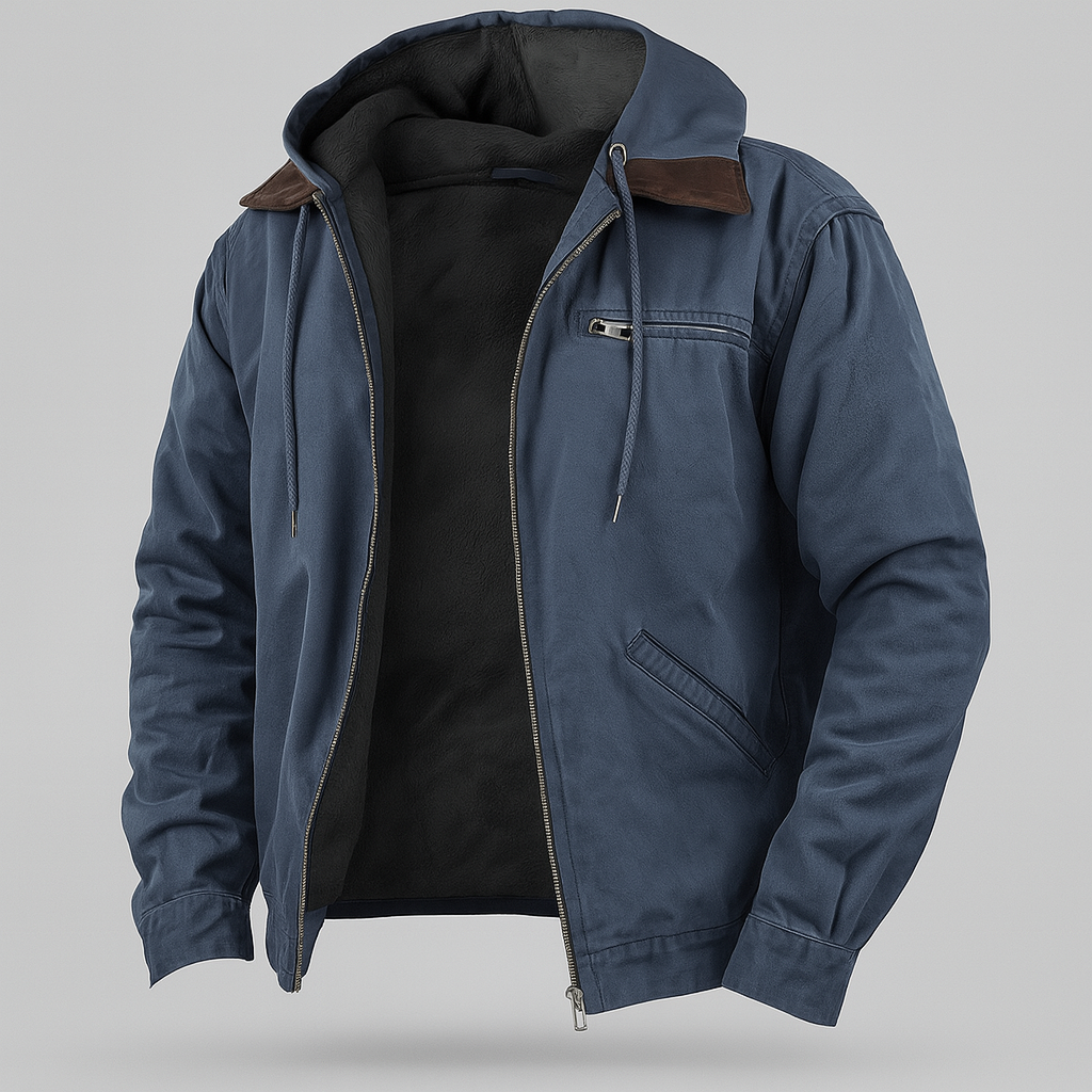 Moderne outdoorjas voor heren