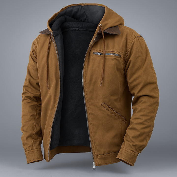 Moderne outdoorjas voor heren