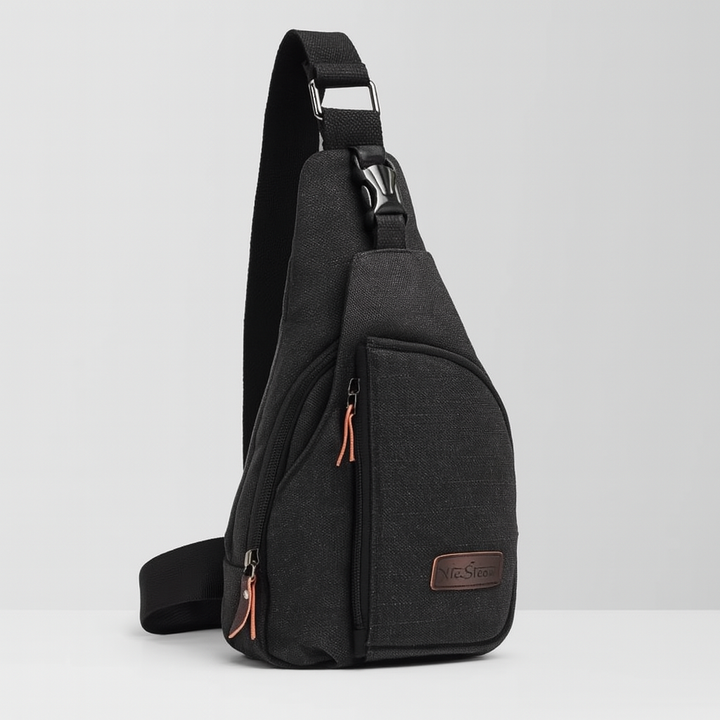 Compacte crossbody-borsttas