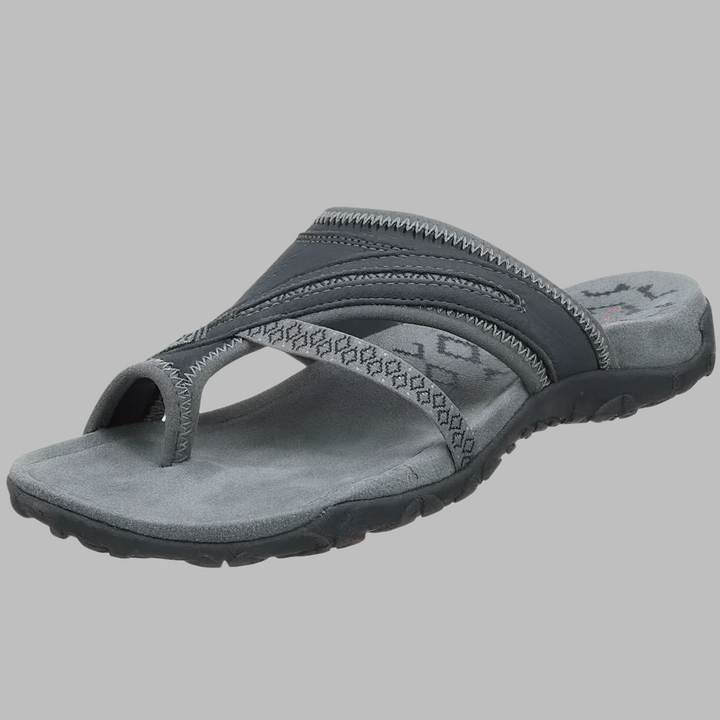 Comfortabele sandalen met gekruiste bandjes