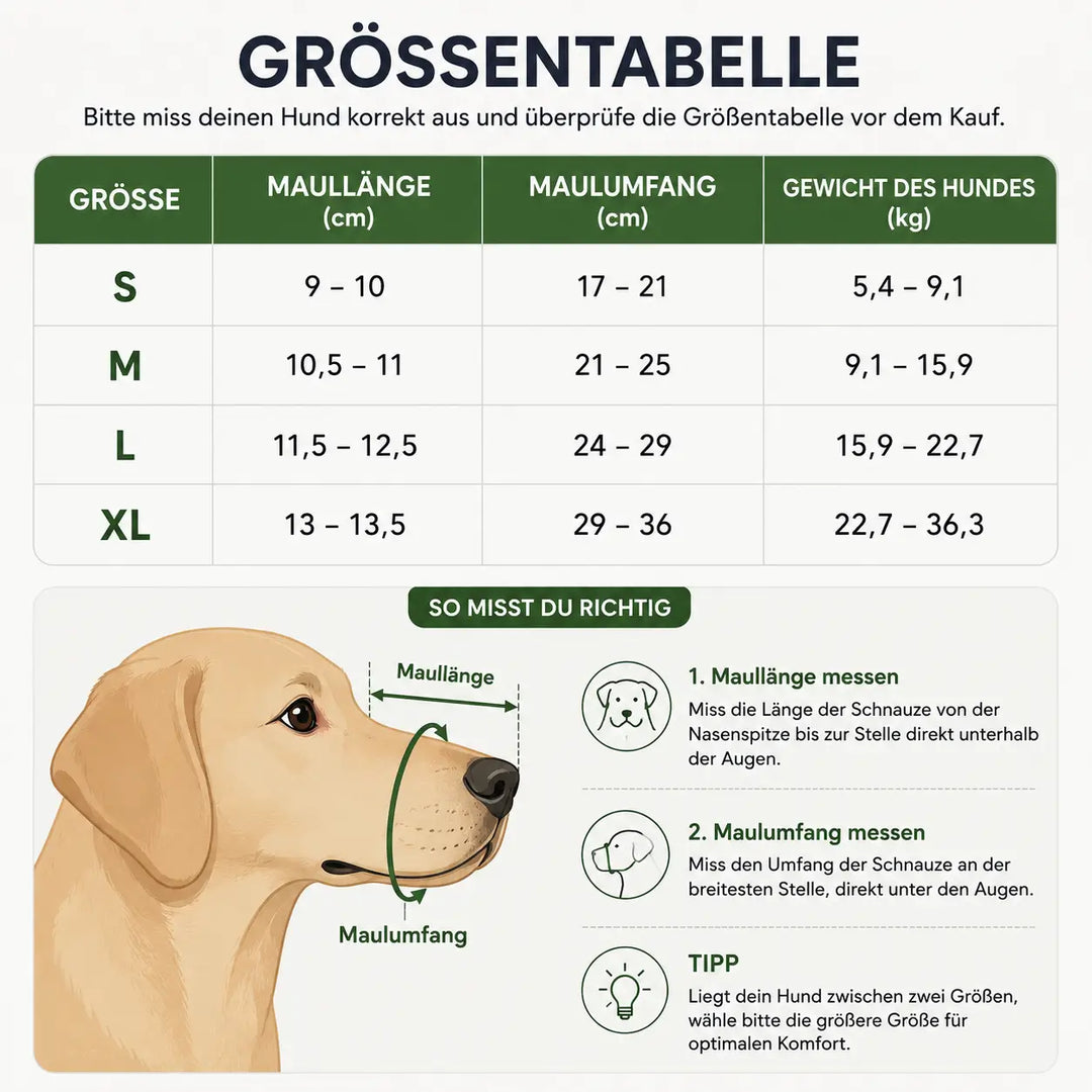 Hondenmuilkorf | Ademend & verstelbaar voor training en dagelijks gebruik