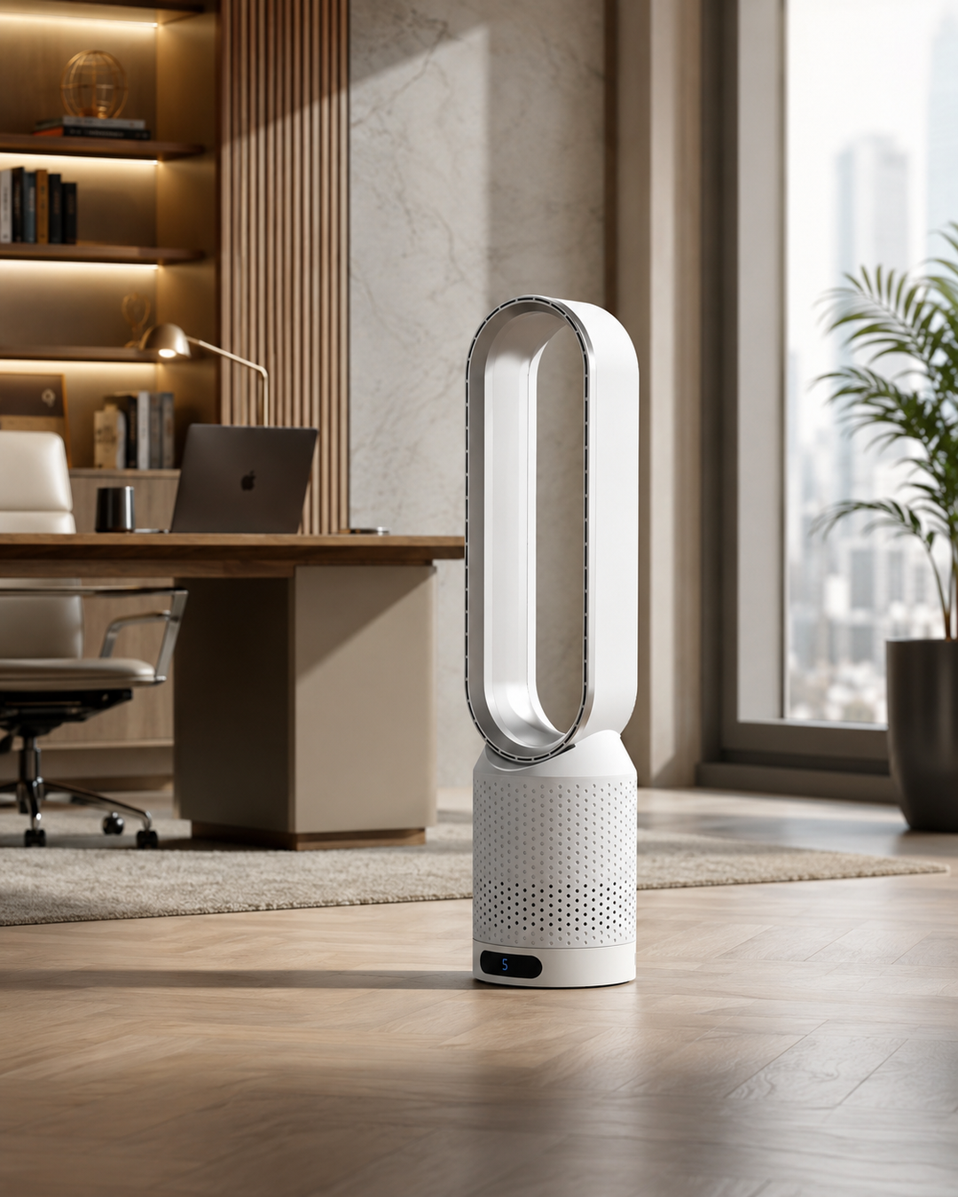 Design Torenventilator met Afstandsbediening - Stil en krachtig