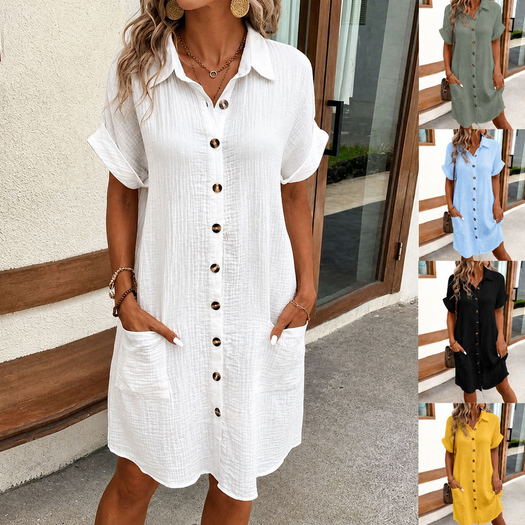 Dameshemdjurk met Korte Mouwen