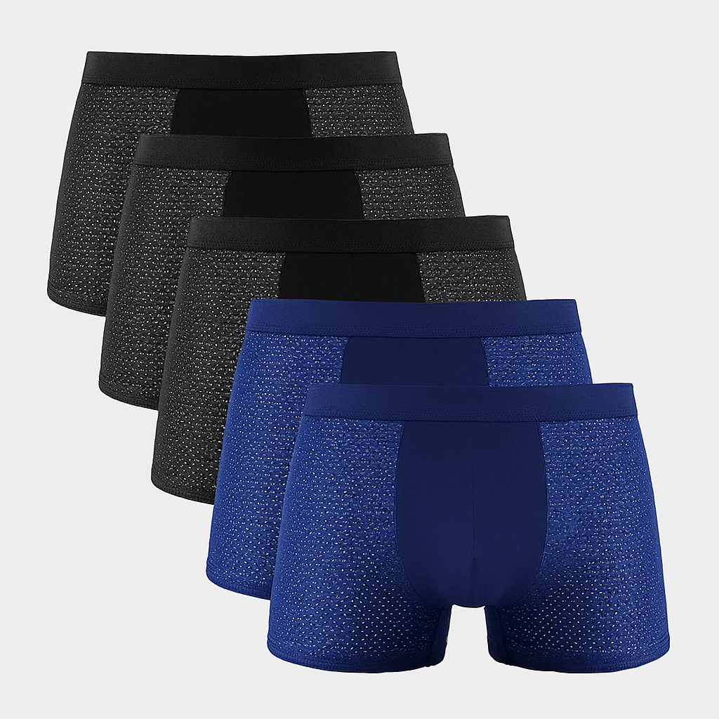 Mesh boxershorts voor heren, 5-pack