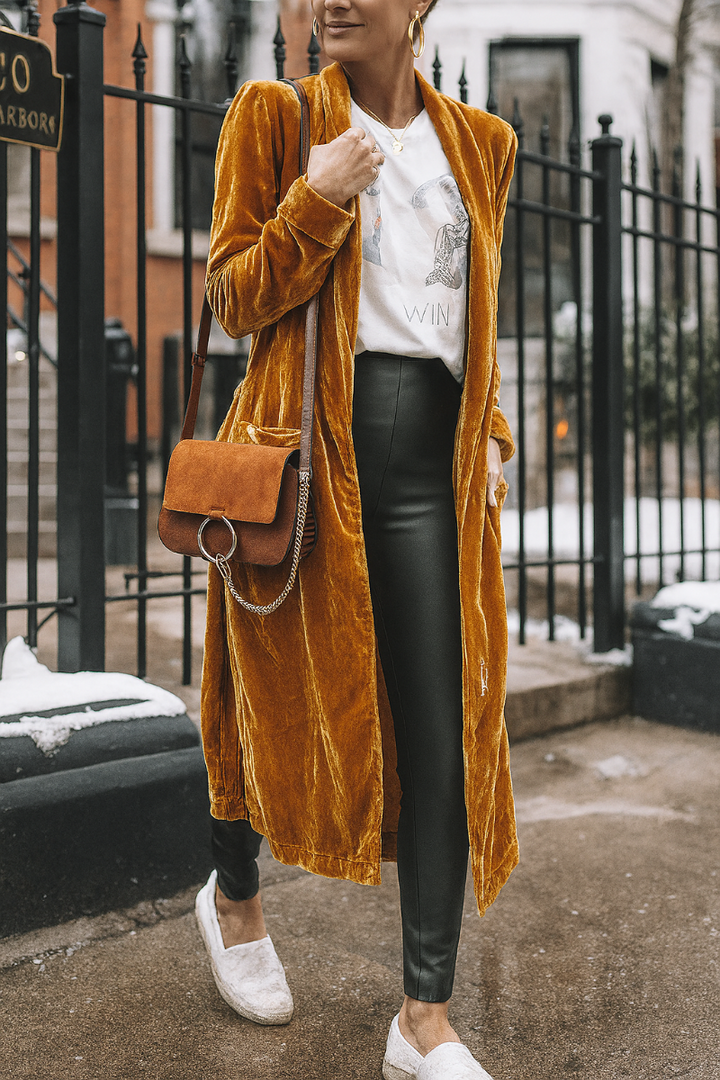 Lange Duster Cardigan voor dames