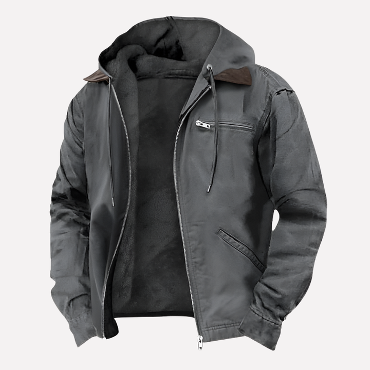Heren Outdoor Hoodie Jacket met Ritszakken