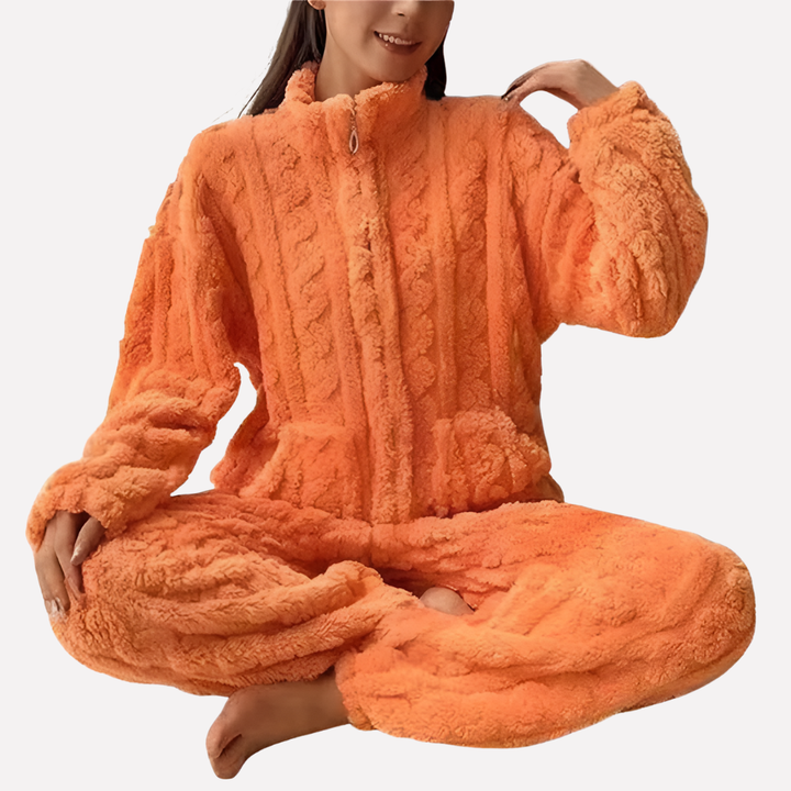 Fleece pyjamaset voor dames
