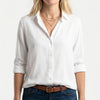 Blouse met lange Mouwen, Kraag en Knopen