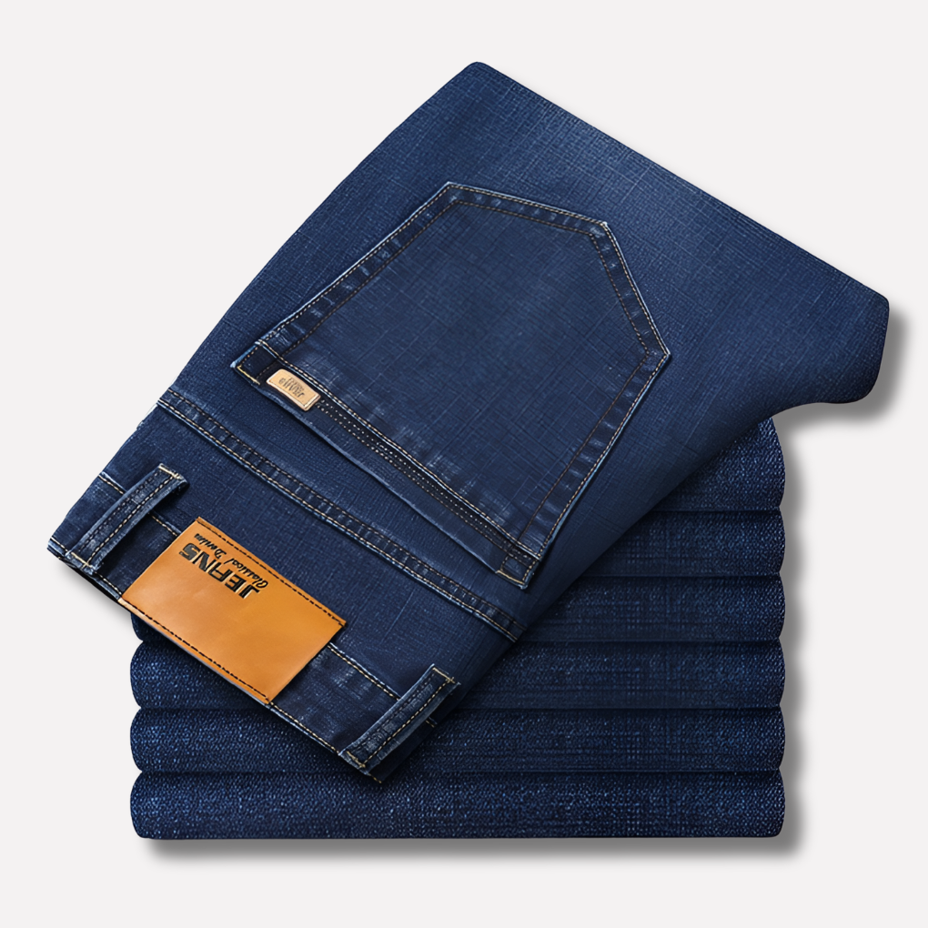 Klassieke Heren Denim Jeans Met Stretch - Francis