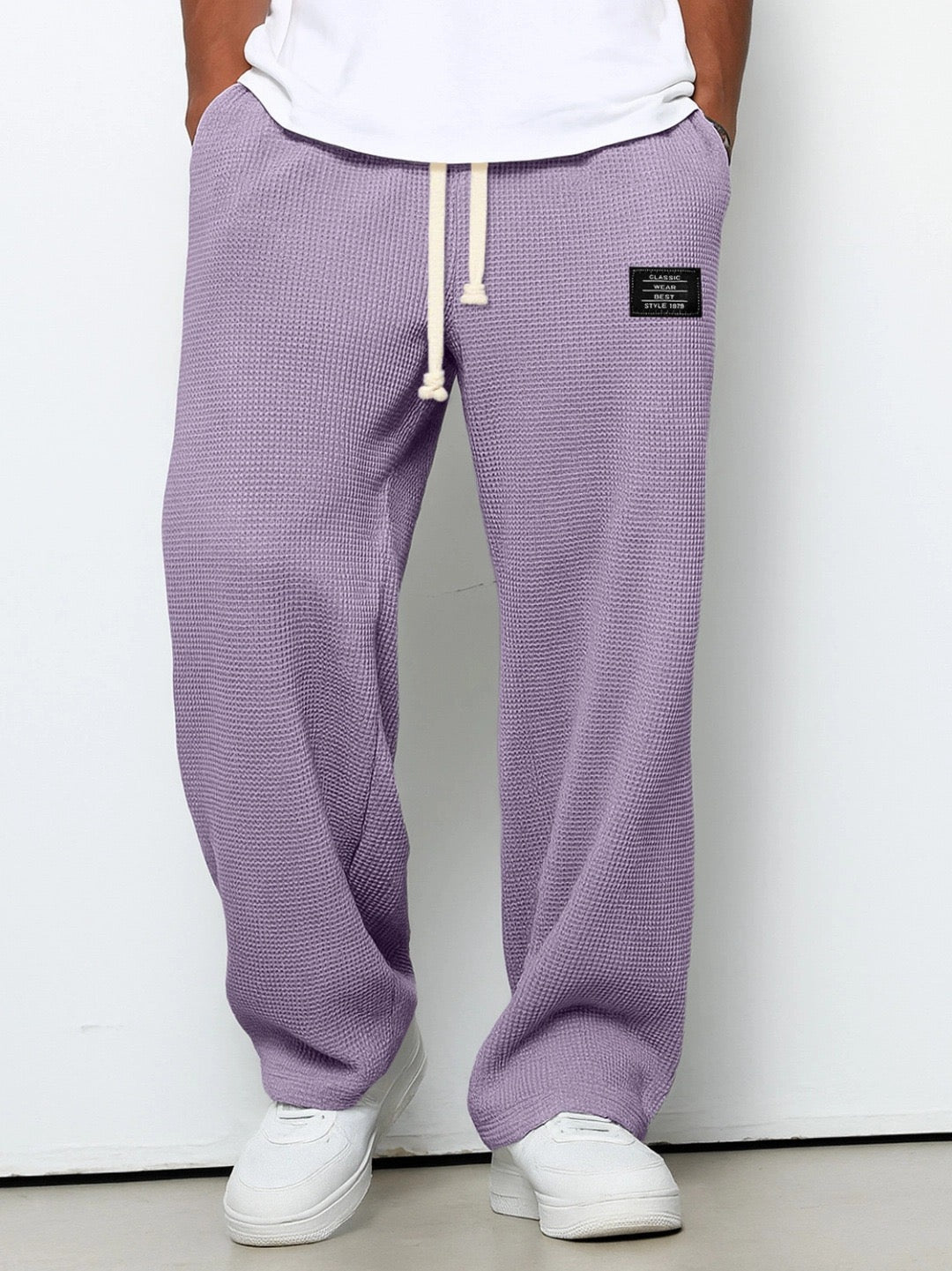 Heren Broek Relaxed Fit met Verstelbare Trekkoord Taille