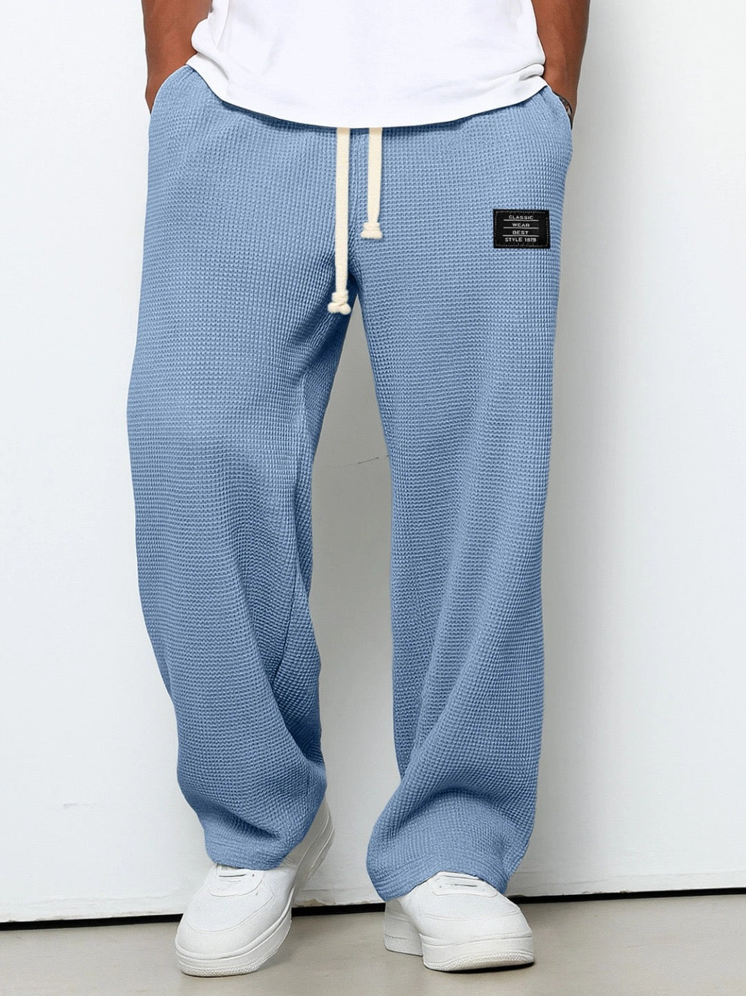 Heren Broek Relaxed Fit met Verstelbare Trekkoord Taille