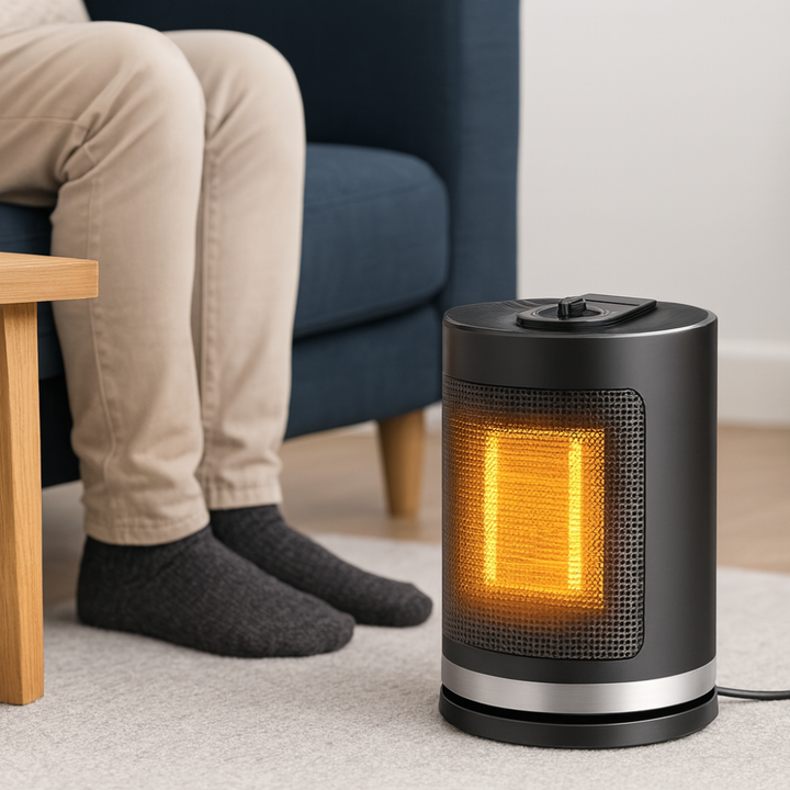 Draagbare elektrische kachel 900 W met handgreep