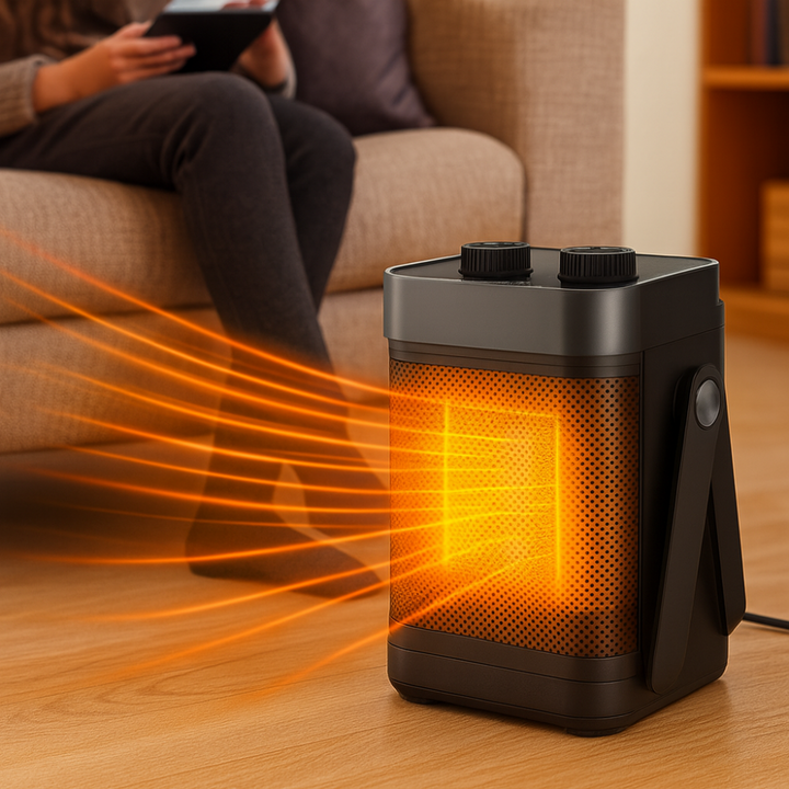 Draagbare elektrische kachel 900 W met handgreep