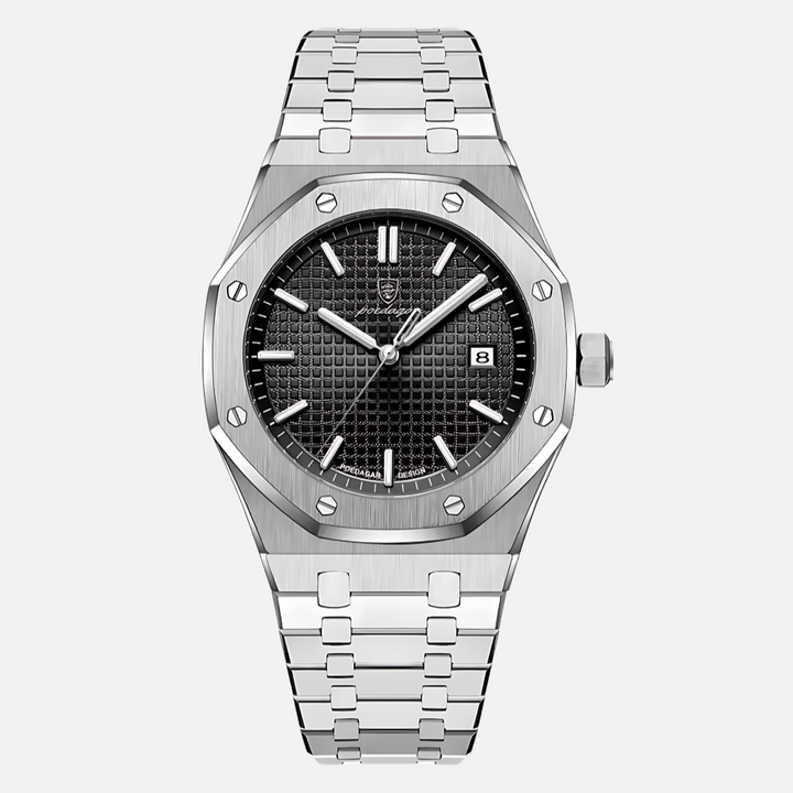 Elegant herenhorloge van roestvrij staal