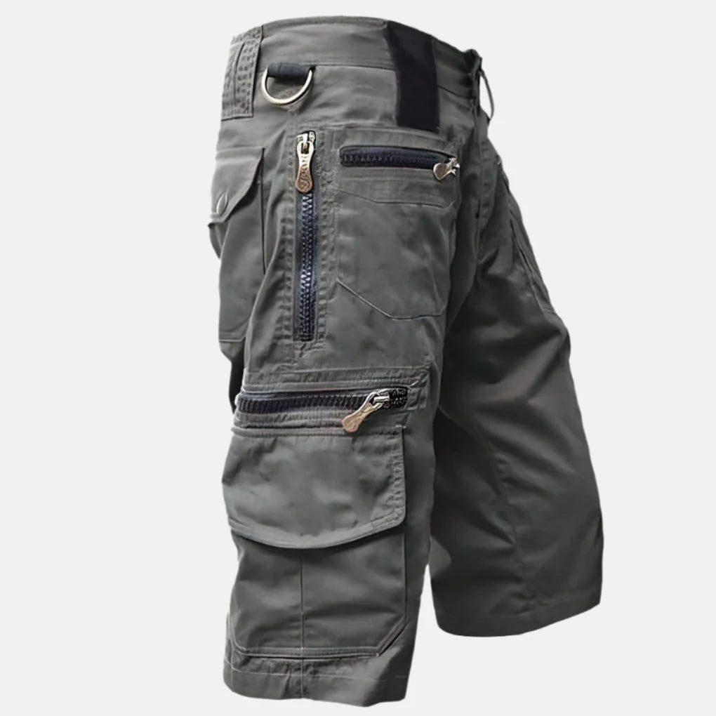 Utility Cargo Shorts voor heren met knielange pasvorm