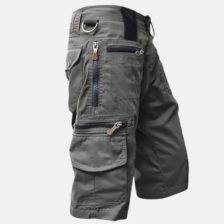 Utility Cargo Shorts voor heren met knielange pasvorm