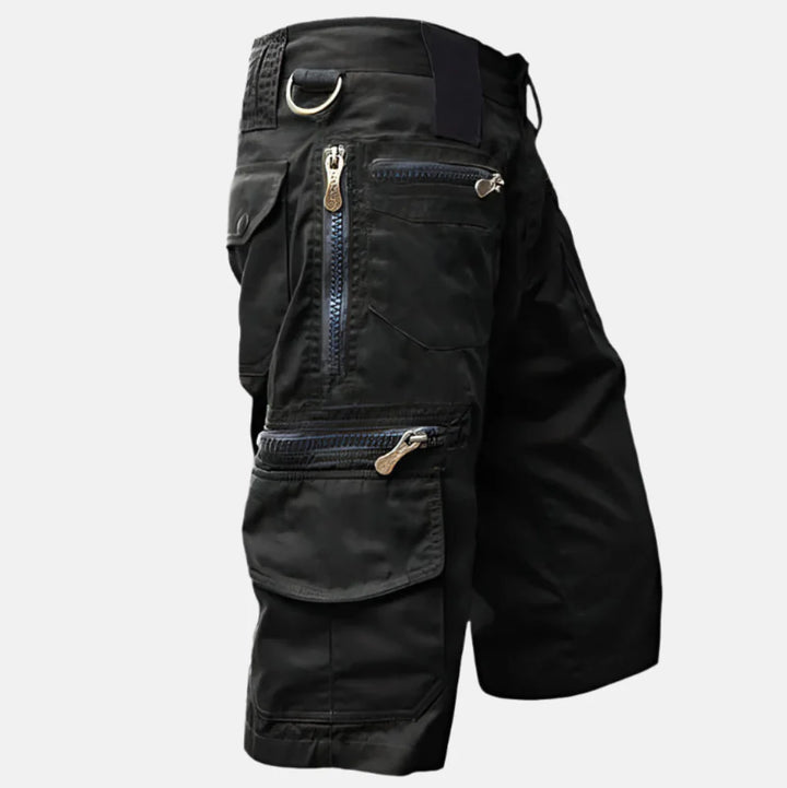 Utility Cargo Shorts voor heren met knielange pasvorm
