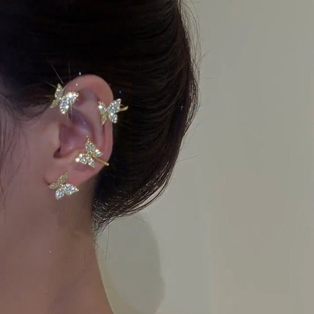 EARELEGANCE – Verstelbare Delicate Clip-On Oorbellen
