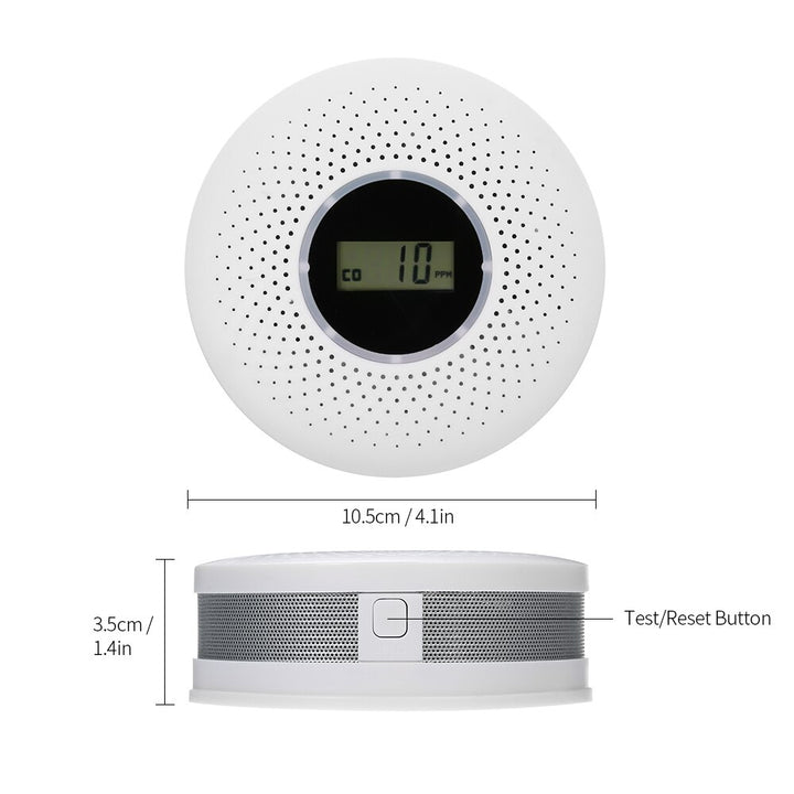 SafeAlert 2-in-1 Melder – Koolmonoxide & Rookmelder Combi voor Maximaal Veiligheid
